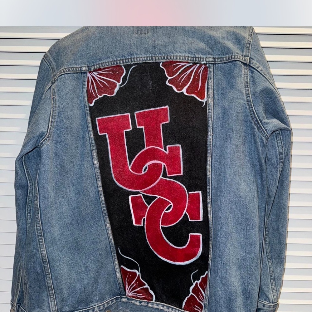 Custom USC Denim Jacket
